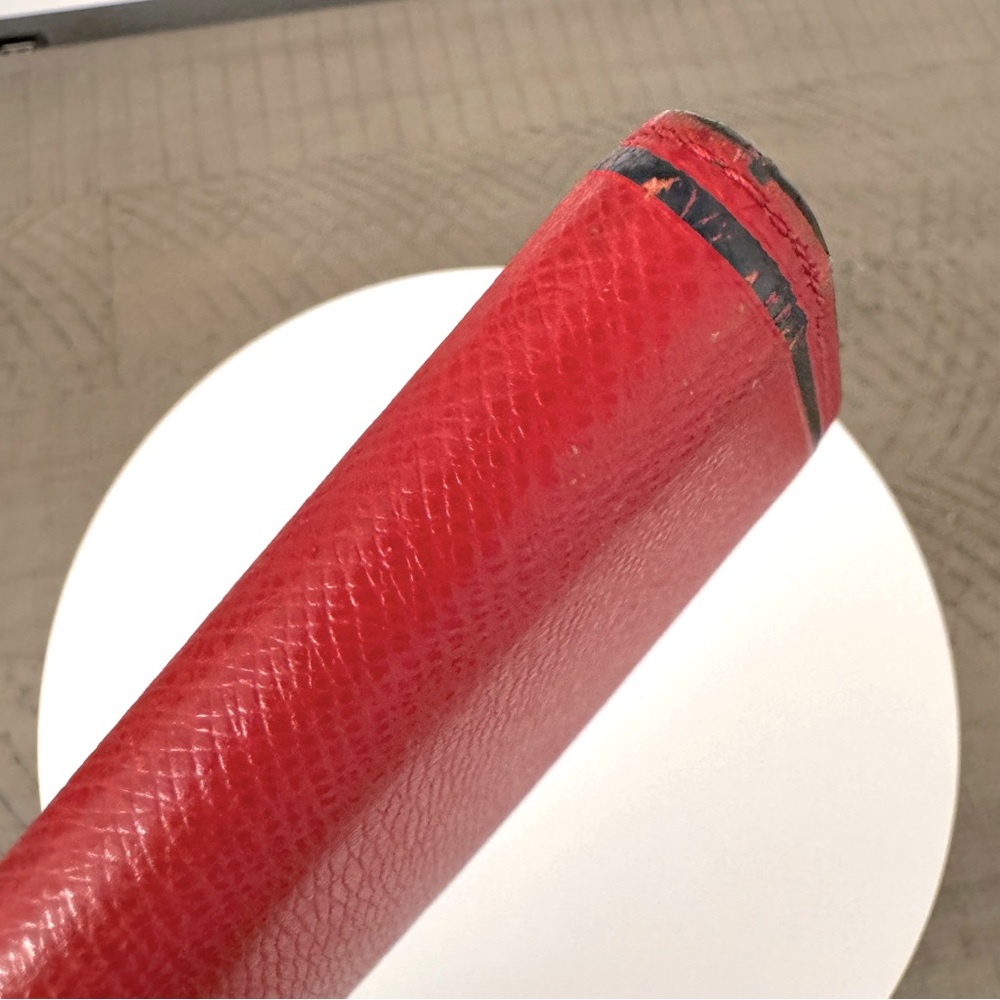 Louis Vuitton Red Taiga Leather Brazza Wallet - Picture 7 of 15